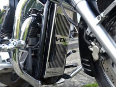HONDA VTX 1300 RETRO, CUSTOM STAINLESS STEEL RADIATOR GRILL GUARD COVER